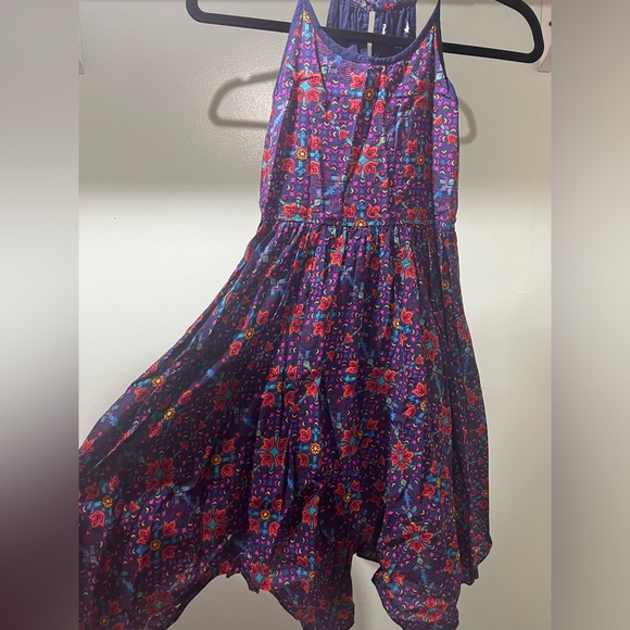 Anthropologie Boho Printed Handkerchief Hem Sundress - Picture 1 of 4